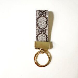 Handmade Gucci Upcycled Keychain